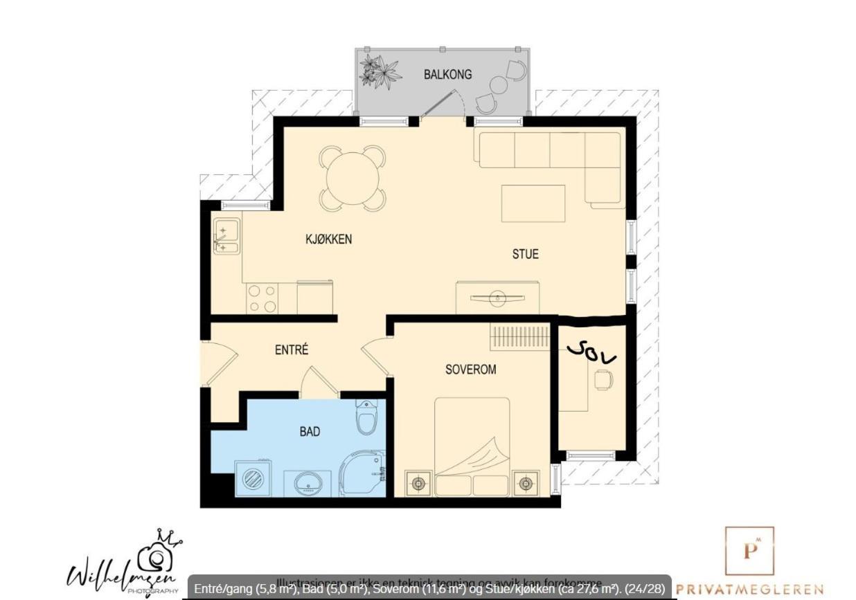 דירות Penthouse With Private Balcony In The City Centre Of ברגן מראה חיצוני תמונה